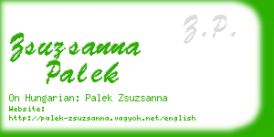 zsuzsanna palek business card